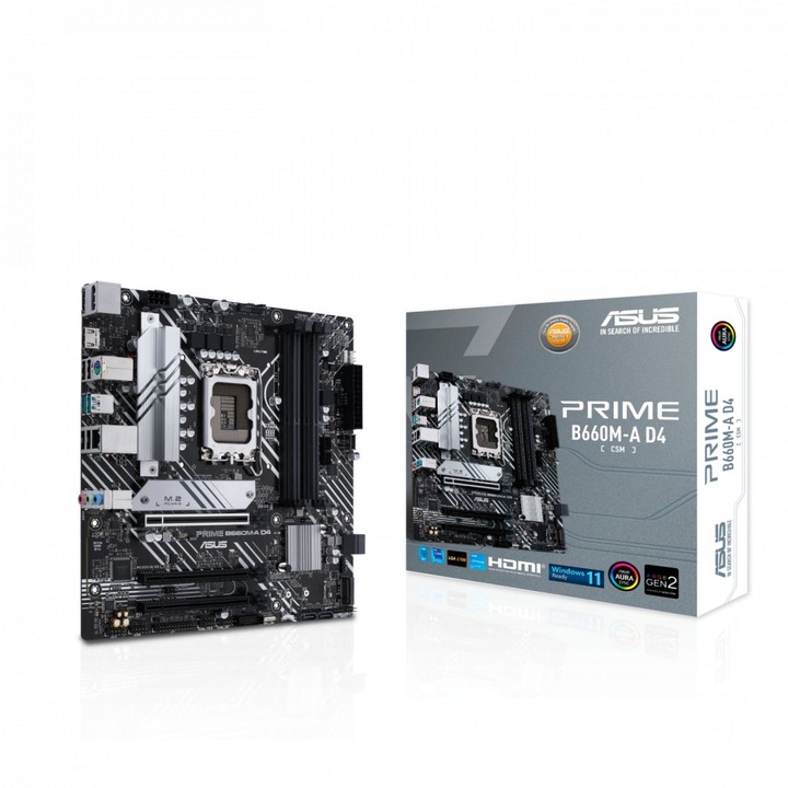 Asus PRIME B660M-A D4-CSM, 211262, Alaplap