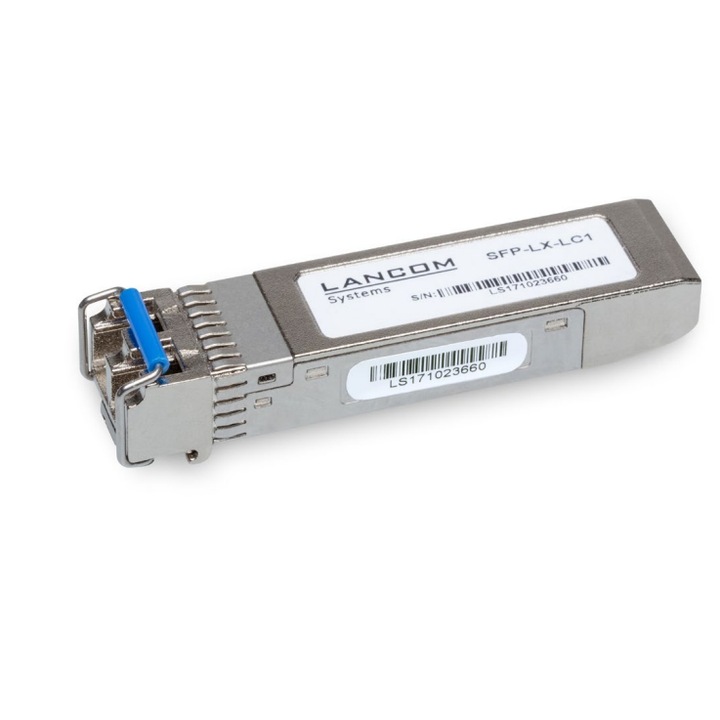 10 db adó-vevő, Lancom, SFP-LX-LC1, 1000 Mbps, Szürke