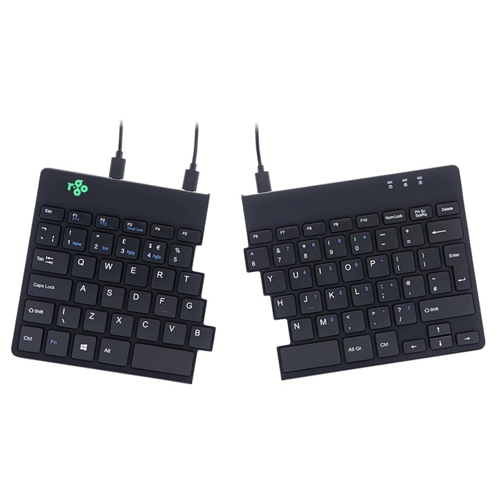 Tastatura Marvo KG947 TKL, Blue Switch, iluminare Rainbow, USB, negru