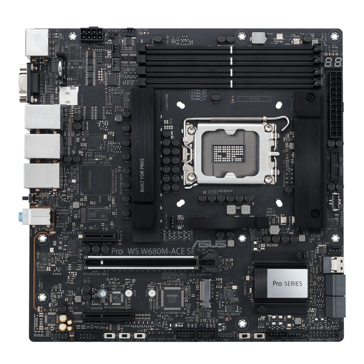 Дънна платка, Asus, PCB, Черен, MATX