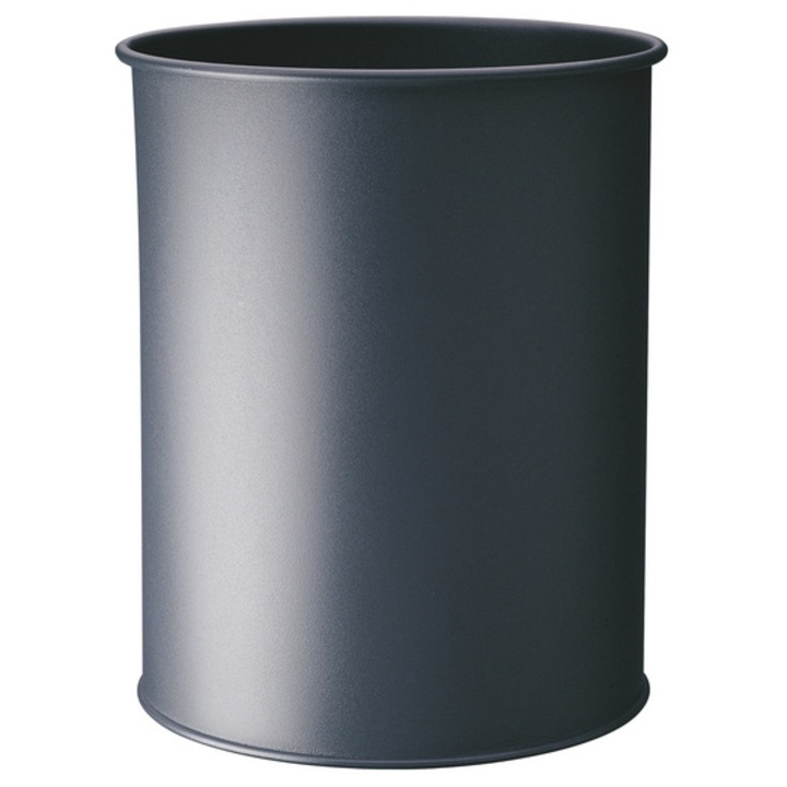 Cos gunoi rezistent, Durable, Metal, 15-315 mm, Gri inchis