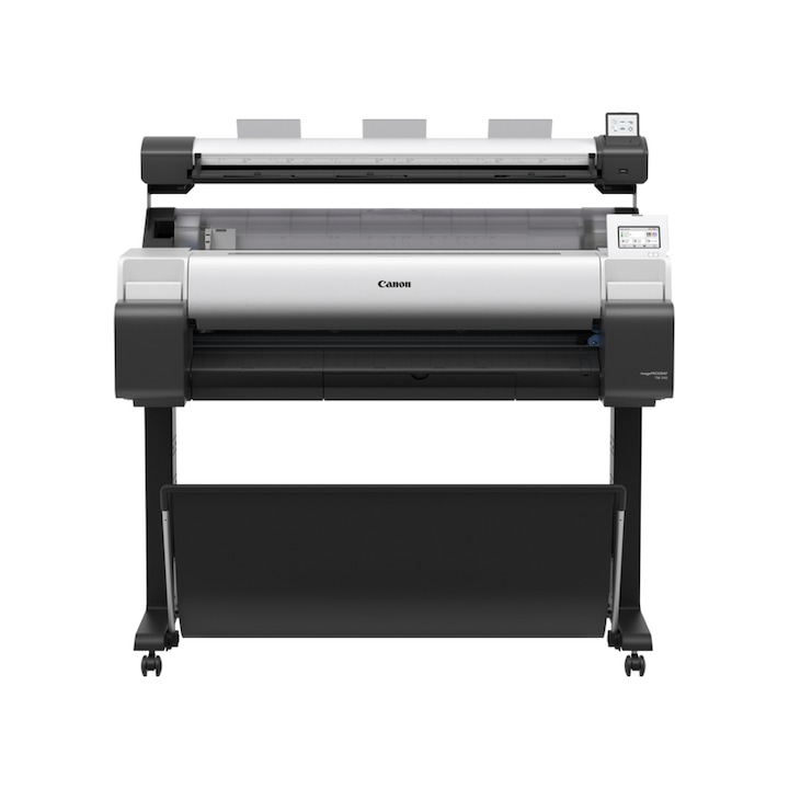 Принтер, Canon, мастиленоструен, PROGRAF TM-340, A0/A1/A2/A3/A3+, USB тип-B, сив / черен