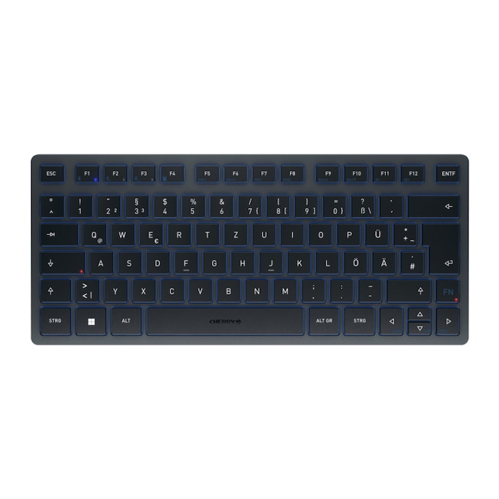 Клавиатура Cherry, Безжична, Син