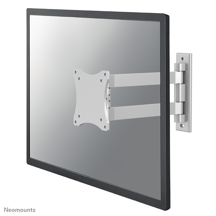 Стойка NeoMounts от Newstar, 10" - 27", 75 x 75 mm/100 x 100 mm, 0 - 90°, сребрист