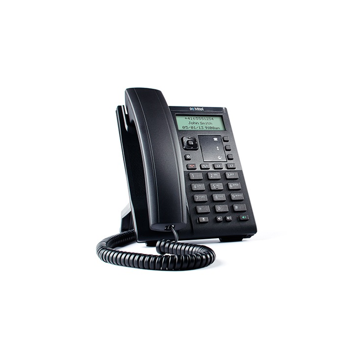 Telefon IP, Mitel, Plastic, Negru, 2.75 inch