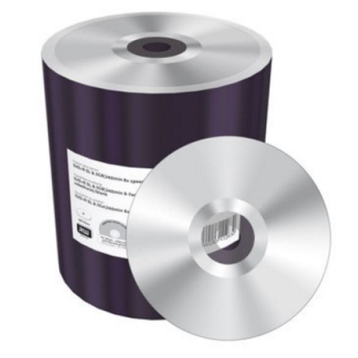 DVD+R MediaRange 8,5 GB, 120 mm, set 100 bucati