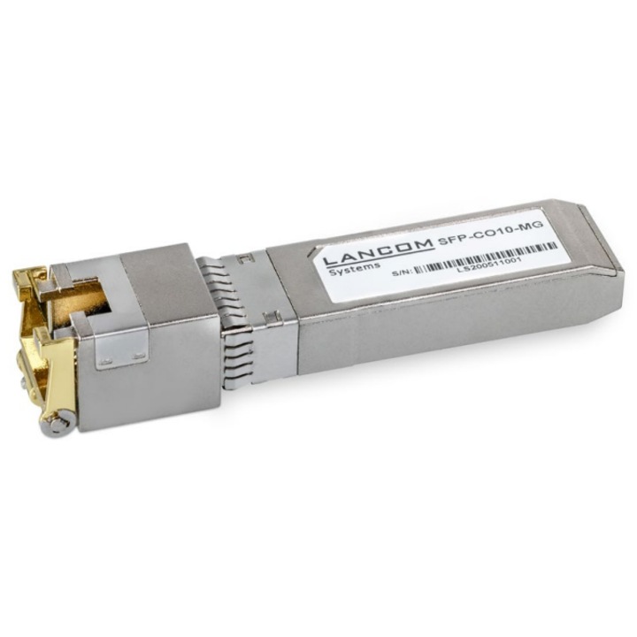 10 db adó-vevő készlet, Lancom, SFP-CO10-MG, 10 GBps, szürke