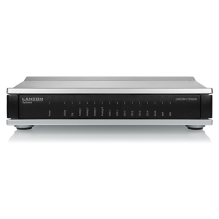 Рутер, Lancom, двубандов, 2,4 GHz/5 GHz, черен