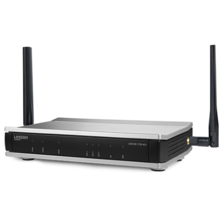 Рутер, Lancom, модел Lancom 1790-4G+, 25 канала, 2dBi, черен/сив