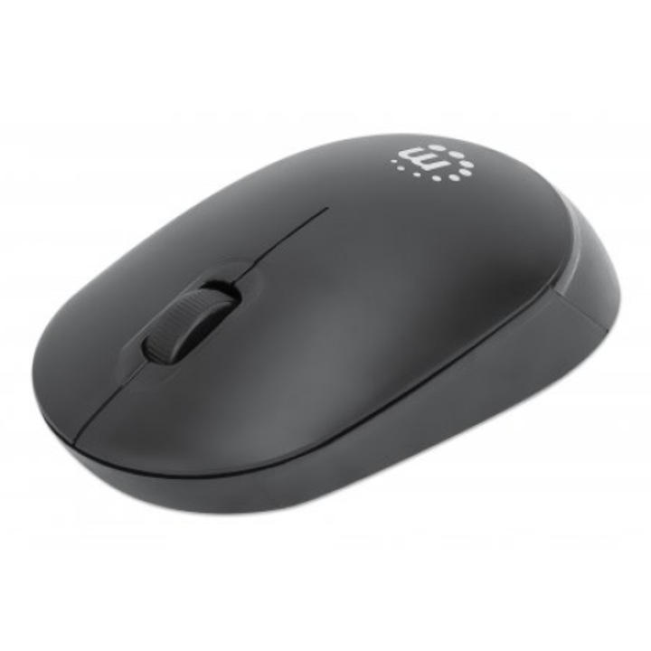 Mouse wireless, Manhattan, 1000 DPI, Negru