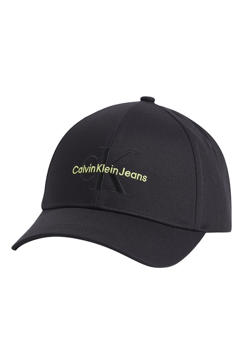 CALVIN KLEIN JEANS, Sapca ajustabila cu logo brodat, Negru