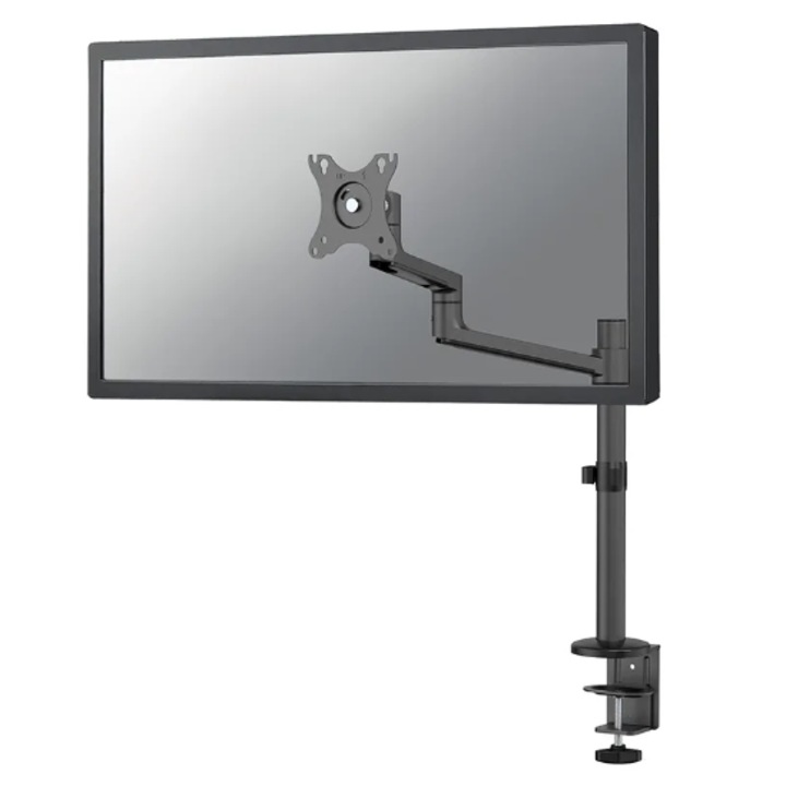 Suport pentru monitor, Neomounts, Clema/Surub, 8 kg, 43,2 cm (17") - 68,6 cm (27"), 100 x 100 mm, Negru