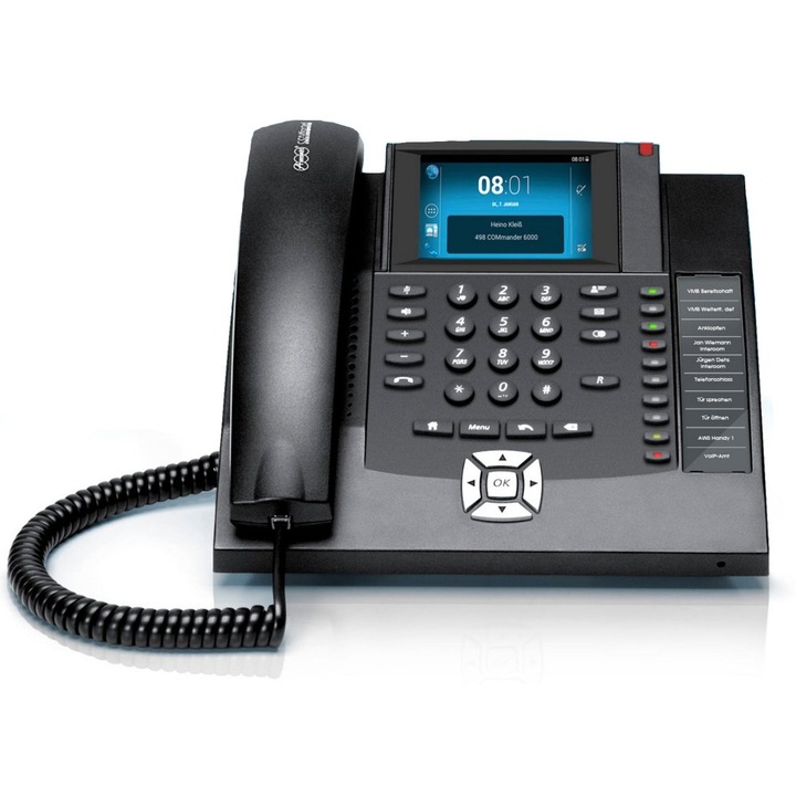 Telefon cu fir COMfortel 1400, Auerswald, IP, Negru
