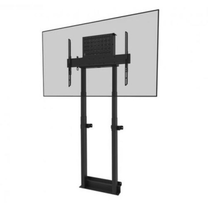 Моторизирана стойка за стена Neomounts 37"-100", 110 кг, VESA макс. 800x600mm, регулируем, съвместим с 2 екрана чрез добавяне съгл. по избор (не е включен), черен