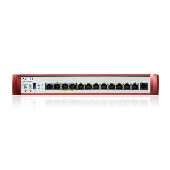Безжичен рутер, ZyXEL, защитна стена 10 Gbps, VPN 2 Gbps, IPS/IDS 3,5 Gbps