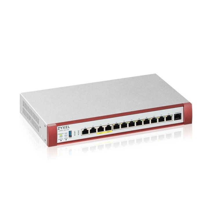 Безжичен рутер, ZyXEL, 10 Gbps, 10000 Mbit/s, сребрист