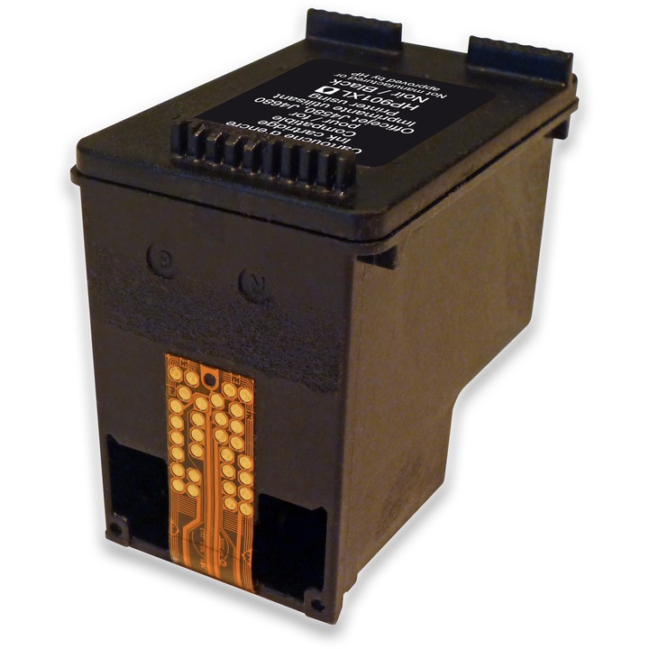 Cerneala cartus imprimanta, Freecolor, Compatibil cu HP654A-INK-FRC, Negru