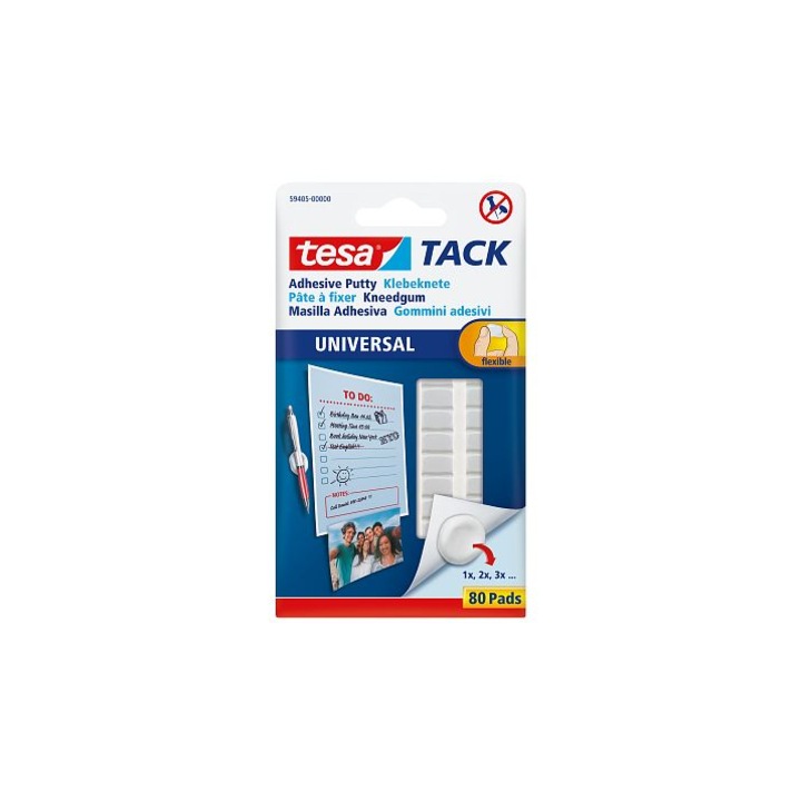 Тиксо, Tesa, 80 броя, Прозрачно