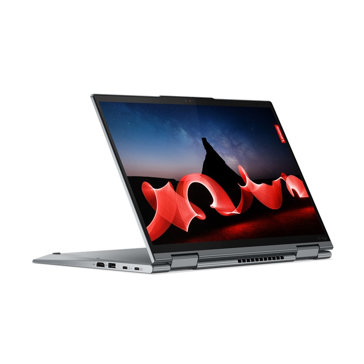 Лаптоп 2 в 1 ThinkPad X1 Yoga, Lenovo, Intel i7-1355U, 14", WUXGA, Touch, 32 GB, 1 TB SSD, Windows 11 Pro, Сив