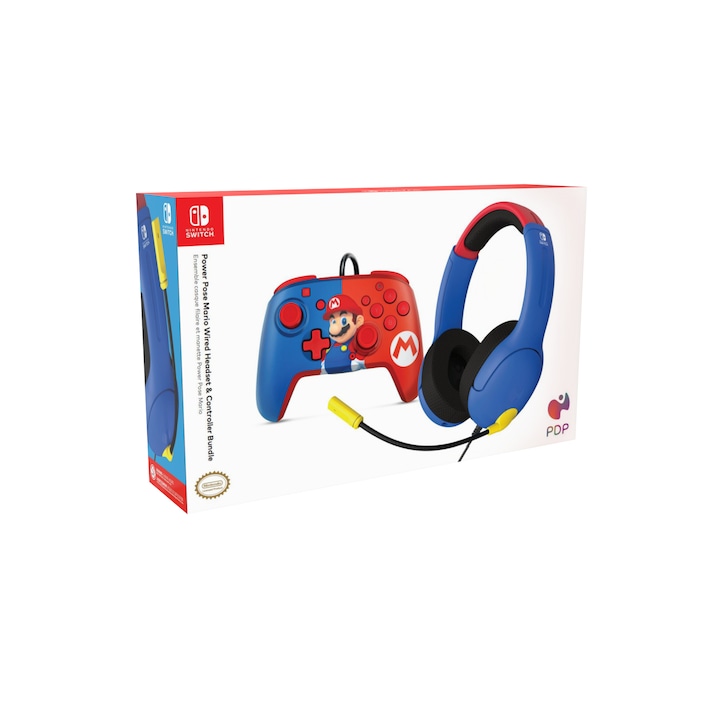 Beállítás Gamepad+headset, PDP, USB, Multicolor