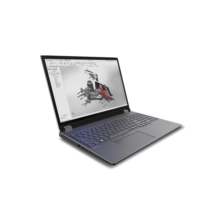 Лаптоп Lenovo ThinkPad P16, Lenovo, i7-13700HX, 1920 x 1200, 32 GB, Сив/Черен