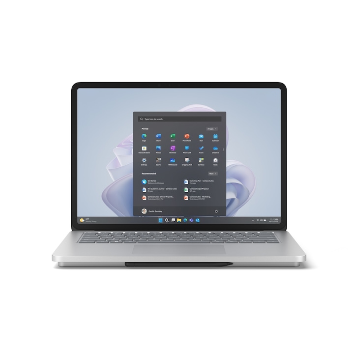 Microsoft Surface Laptop Studio 2, Microsoft, i7-13800H, 2400 x 1600, 16 GB, сребрист