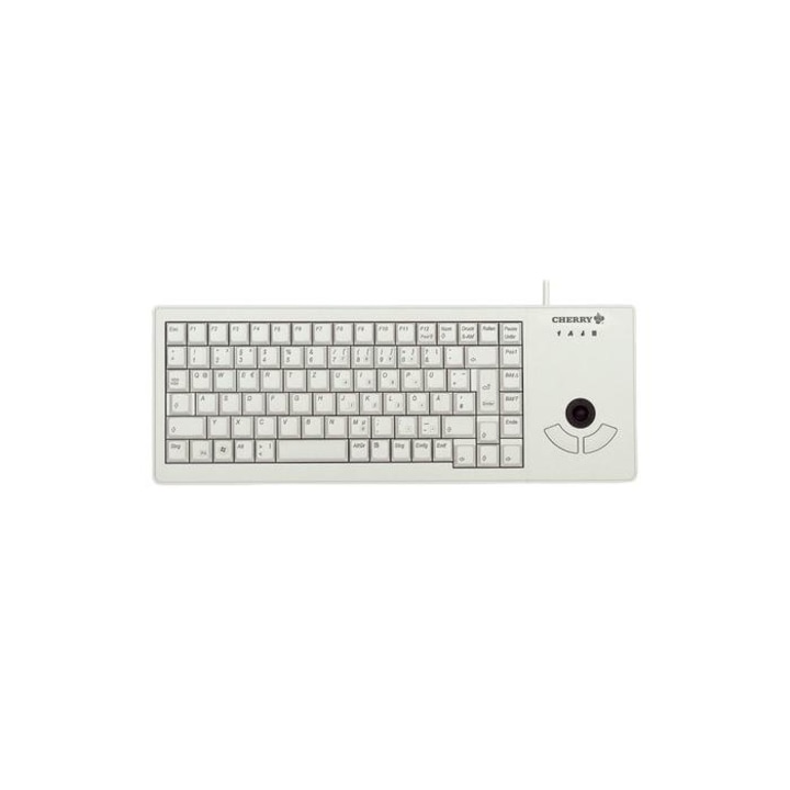 Tastatura, Cherry, XS Trackball, USB, QWERTY, Gri
