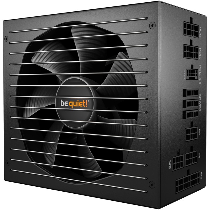 Be Quiet STRAIGHT POWER 12 PLATINUM tápegység, 850W, 80 PLUS Platinum, moduláris, ATX 3.0