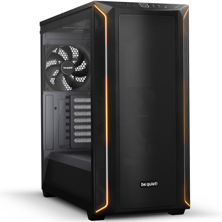 Компютърна кутия be quiet! SHADOW BASE 800, Middle Tower, ATX, Без захранващ блок, ARGB осветление, Черен