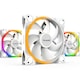 Ventilator be quiet! LIGHT WINGS White 140mm PWM Triple-Pack, BL102