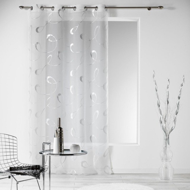 Perdea pe ghidaje INFINITY, lucioasa, 140 x 240 cm