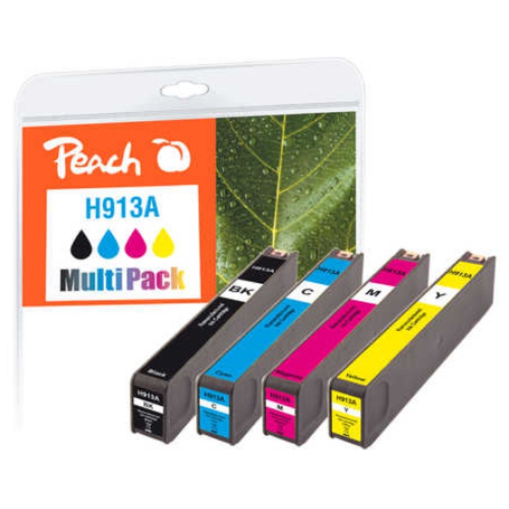 Multipack tintapatron, Peach, Pigment tinta, Többszínű, Változó