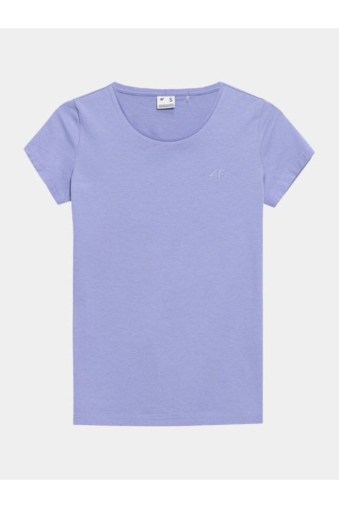 Tricou dama, 4F, 302882526, Bumbac, Albastru