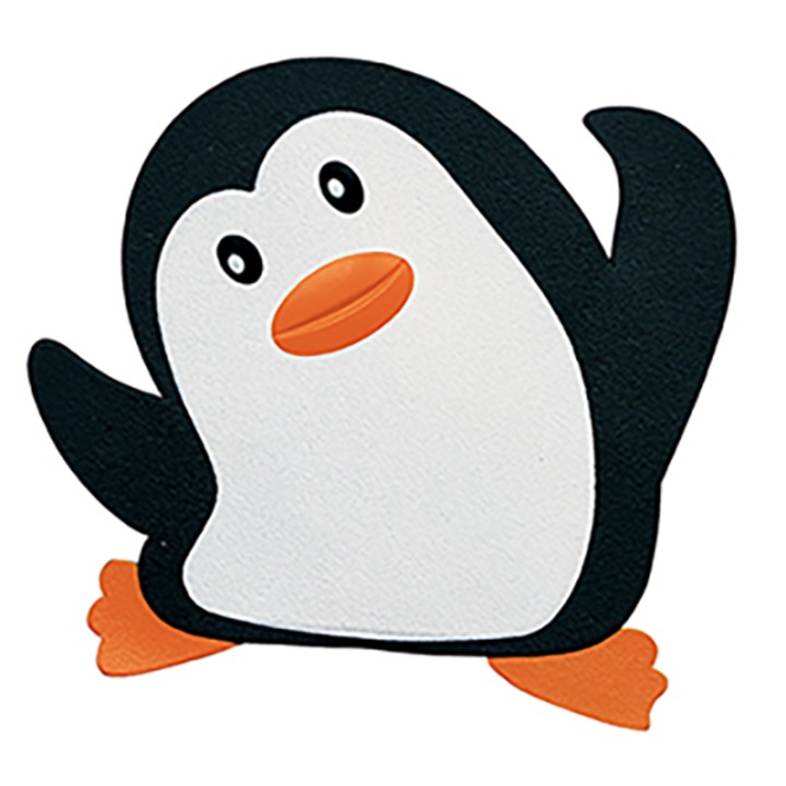 Set 5 figurine din pvc, antiderapante, pinguin