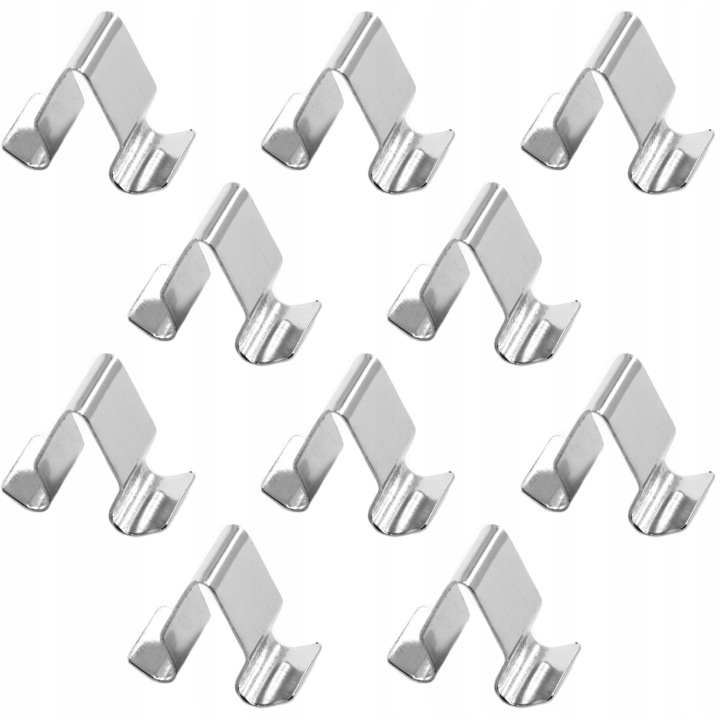 Set 10 Piese Cleme De Fixare, Pentru Tapiterie, Am Audi A1, A3, A4, A5, A8, Din Metal, Argintiu