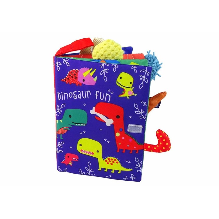 Книжка с динозаври, Leantoys, Multicolor