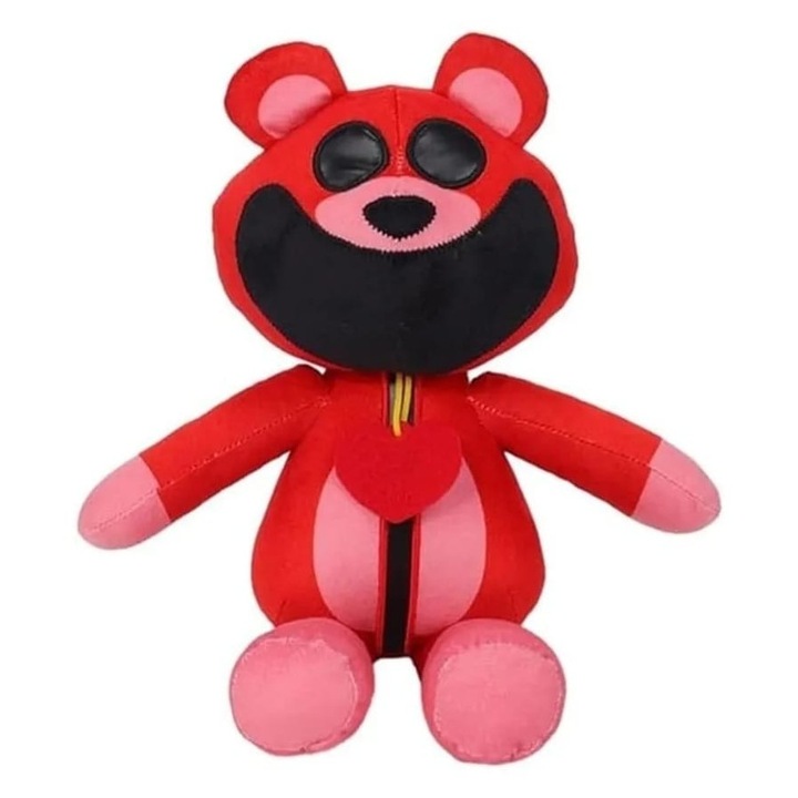 Jucarie de plus, The Smiling Critters, rosu, 32 cm