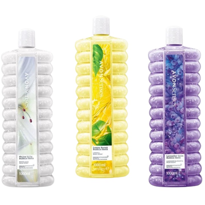 Set 3 spumante de baie, Avon, 3000 ml