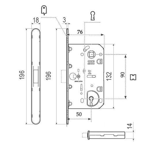 Broasca AGB Mediana Polaris Magnetica Auriu WC - eMAG.ro