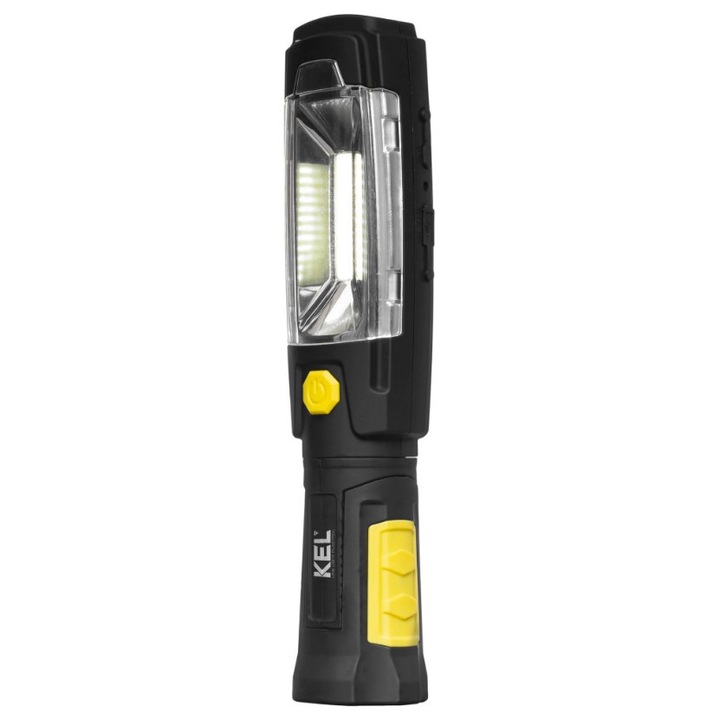 Lanterna de atelier reincarcabila cu powerbank, maner, carlig, magnet 3W COB LED/6 LED