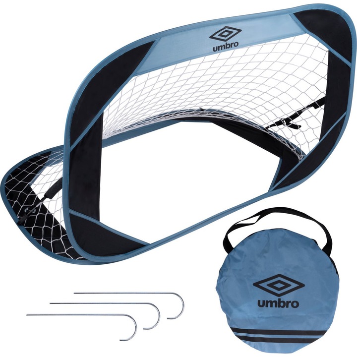 Футболна врата Umbro, Изскачаща щанга, 110x78x78 см