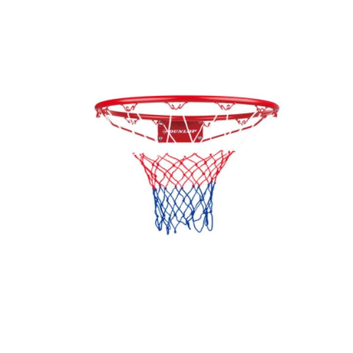 DUNLOP Kosárlabda palánk hálóval, Fém, 45 cm