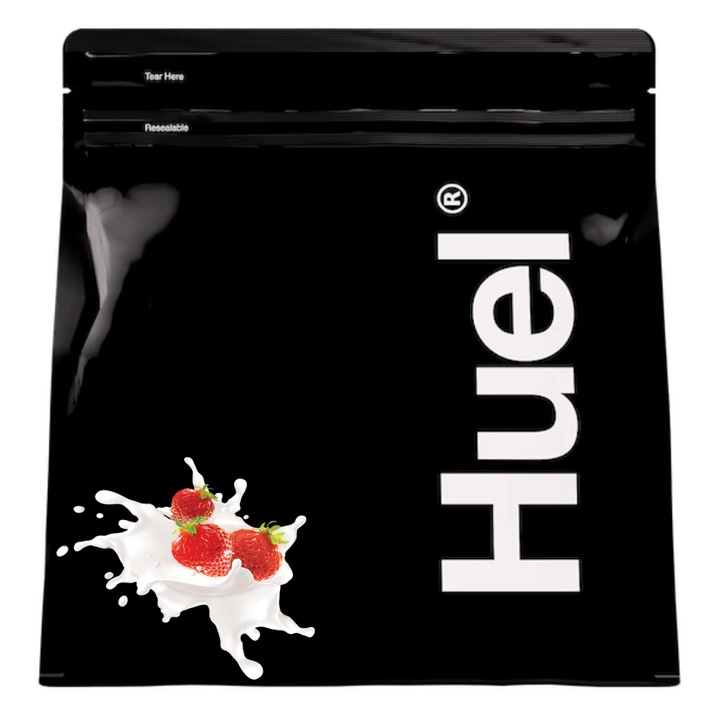 Proteine cu capsuni, HUEL, Multicolor
