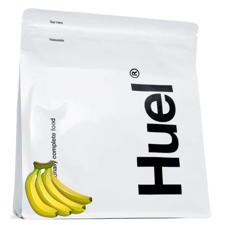 Proteina din ovaz cu banane, Huel, 17 mese bogate in proteine + lingura gratuita