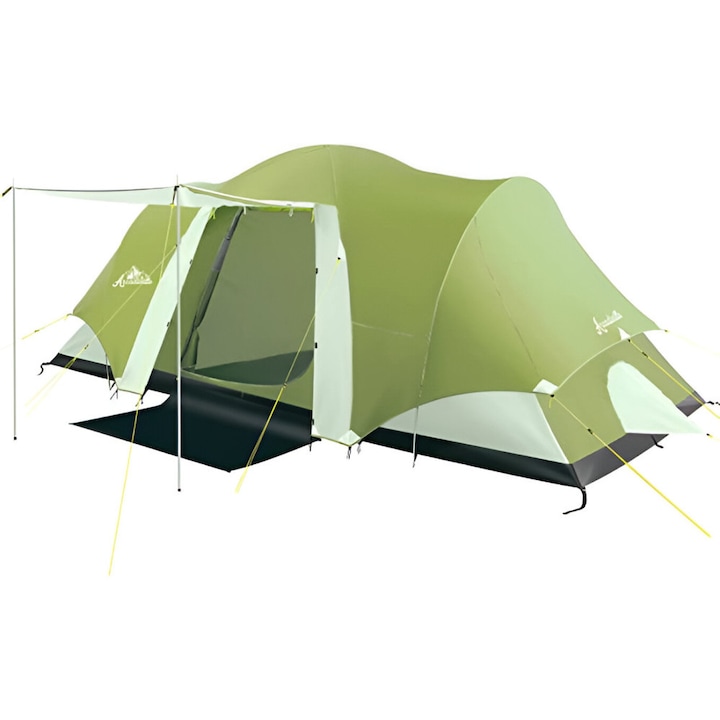 Cort camping, Pentru 4 persoane, Verde