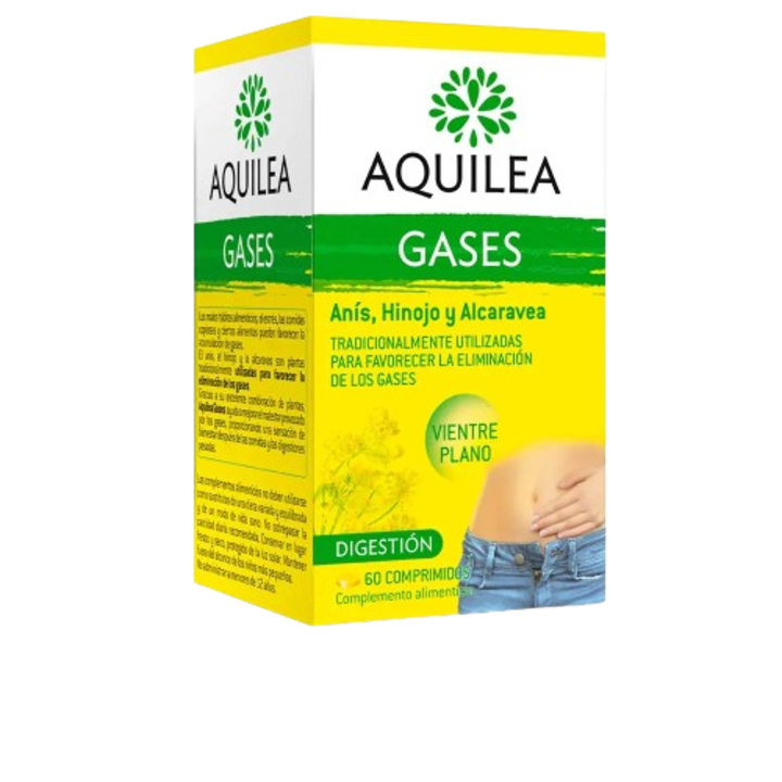 Comprimate pentru sanatatea gastrointestinala, Aquilea Gases, 60 buc