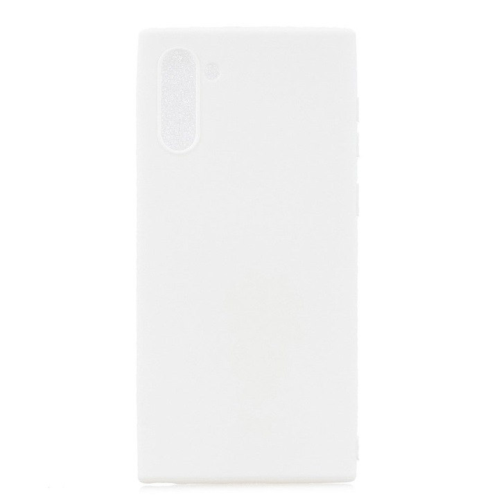 Husa Compatibila cu Samsung Note 10 / Note 10 5G, Silicon, TPU, Viceversa Alb