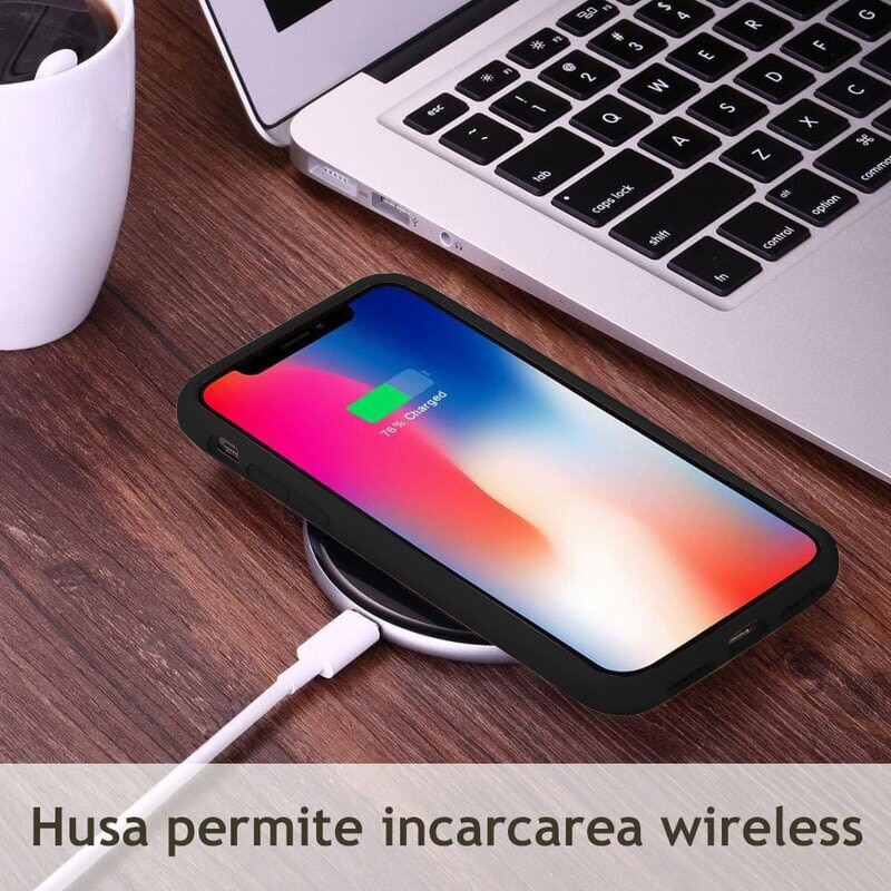 Husa pentru Samsung Galaxy A55 5G - Techsuit Soft Edge Silicone - Black