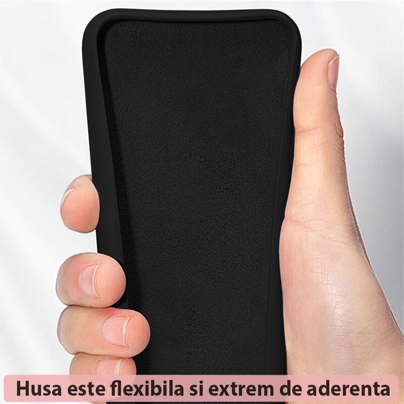 Husa pentru Samsung Galaxy A55 5G - Techsuit Soft Edge Silicone - Black