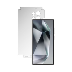 Folie Protectie Spate iSkinz Matte pentru Samsung Galaxy S24 Ultra - Invisible Skinz Matte 360 Cut, Siliconica Mata Anti-Amprenta, Anti-Reflex pentru Carcasa Spate si Laterale, Skin Adeziv, Transparent